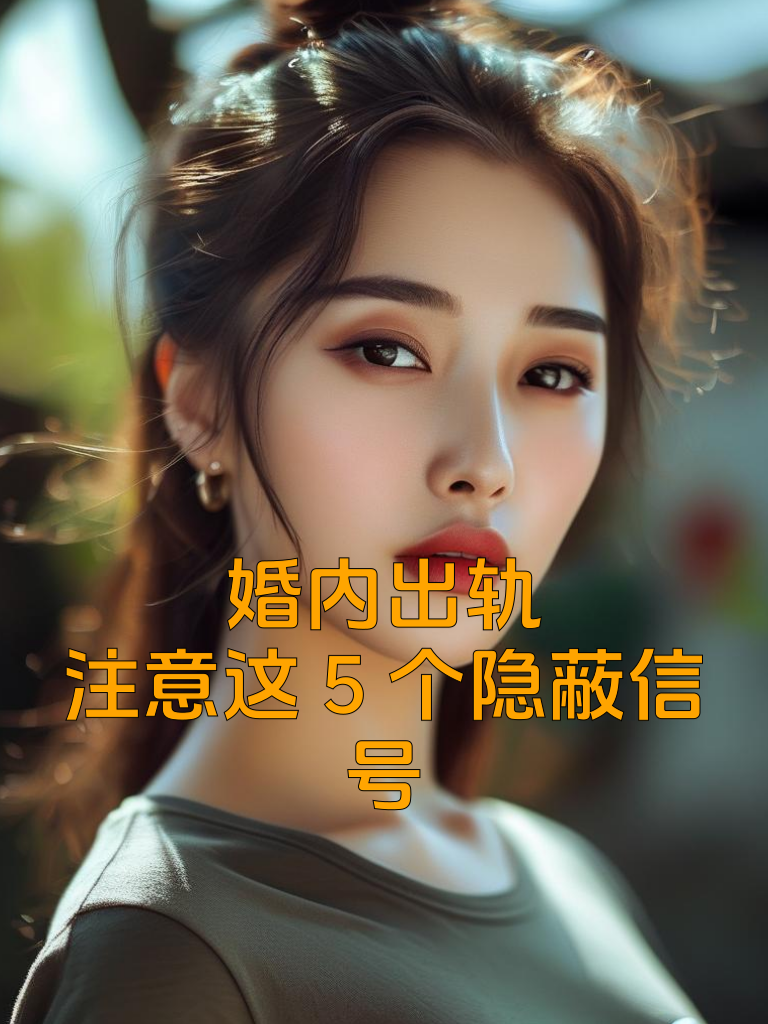 警惕！婚内出轨的5个隐蔽信号
